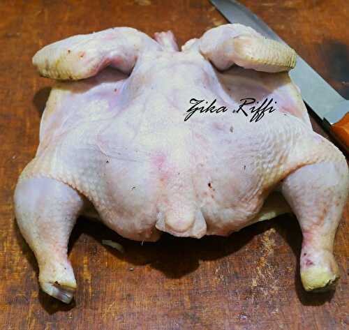 COMMENT DECOUPER UN POULET EN CRAPAUDINE FACILEMENT