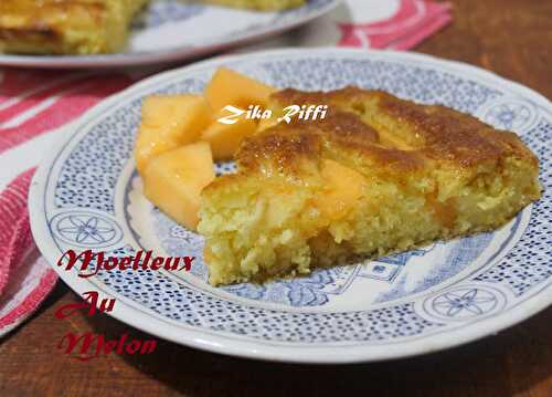 GÂTEAU MOELLEUX AU MELON ET AU YAOURT