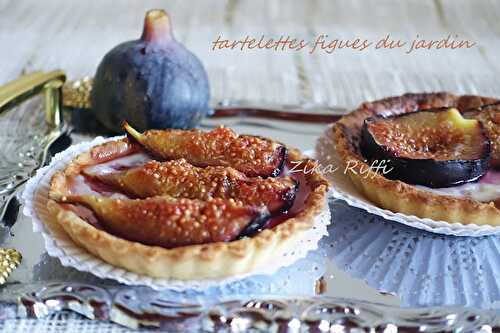 TARTELETTES AUX FIGUES FRAÎCHES A LA CREME AMANDINE