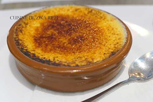 CRÈME BRÛLÉE - ENTREMET OU DESSERT À LA POUDRE DE RIZ AUX AMANDES ET À LA VANILLE