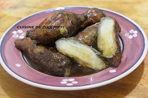 BATATA HLOUWA M3ASSLA- PATATES DOUCES CARAMÉLISÉES - CUISSON LENTE À L'ÉTOUFFÉE AU BAIN MARIE