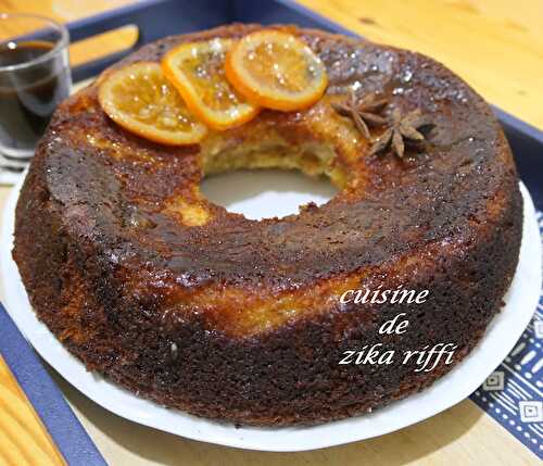  DÉLICIEUX BUNDT CAKE AUX CACAHUÈTES-BANANE ET ORANGES CONFITES