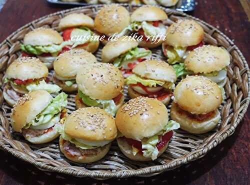 MINI PAINS FARCIS POUR AMUSE BOUCHES ET ENTRÉES