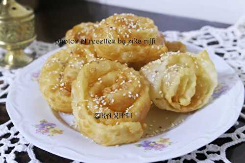 MSAMNETTES DE ANNABA- GÂTEAU FEUILLETÉ TRADITIONNEL AU MIEL DES GOÛTERS BÔNOIS D'ANTAN