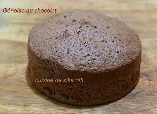 GÉNOISE AU CHOCOLAT POUR BÛCHES- BISCUITS ROULÉS ET CAKES