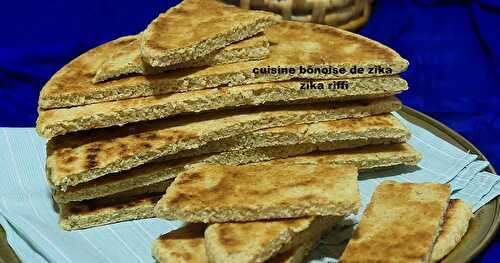 RAKHSSISS EL GAMH W CH3IR- GALETTES D'ORGE ET BLÉ COMPLET - رخسيس الشعيروالقمح الكامل