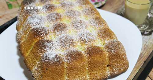 CAKE À LA PÂTE D'AMANDES - FLEURS D'ORANGERS ET ORANGES CONFITES DE BEA