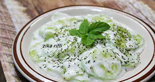 TZATZIKI AU YAOURT NATURE ET MENTHE SÉCHÉE