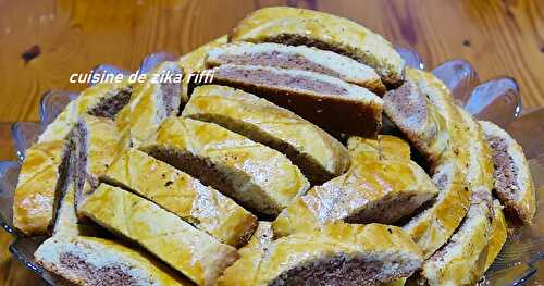 CROQUANTS- CROQUETS- GÂTEAUX ALGÉRIENS MARBRÉS AU CHOCOLAT