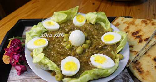 SLATA MÉCHOUIA- SALADE DE POIVRONS- PIMENTS FORTS- TOMATES ET AIL GRILLÉS