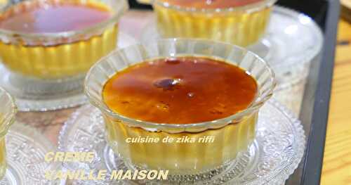 CRÈME À LA VANILLE MAISON ET RECETTE CARAMEL LIQUIDE À L'ALUN OU CITRON POUR NAPPAGE