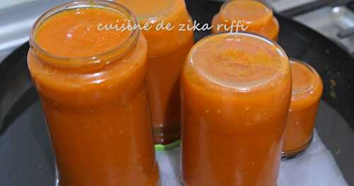 CONSERVE DE SAUCE TOMATE POUR PLATS ET PIZZAS- CONSERVATION CLASSIQUE ET CONGELATION