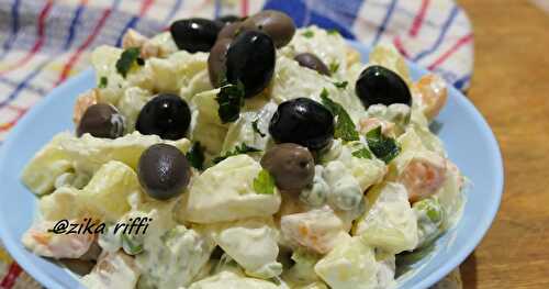 MACÉDOINE DE LÉGUMES AU FENOUIL ET MAYONNAISE AU CITRON