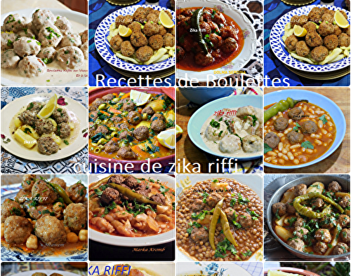 RECETTES RAMADAN 2023- PLATS DE BOULETTES VIANDE OU POISSON- FTOUR