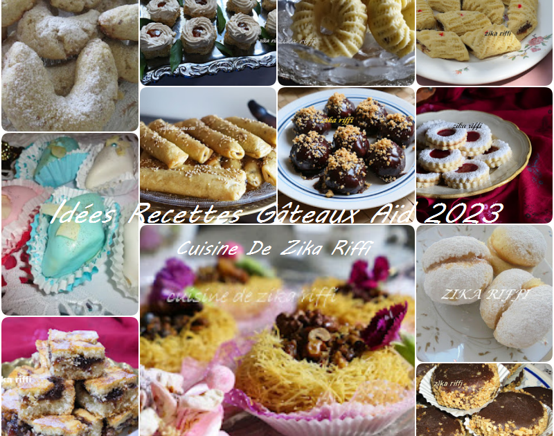 IDÉES RECETTES GÂTEAUX AÏD FITR 2023- SABLÉS ET BISCUITS