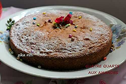 QUATRE QUARTS AUX AMANDES- GÂTEAU INRATABLE