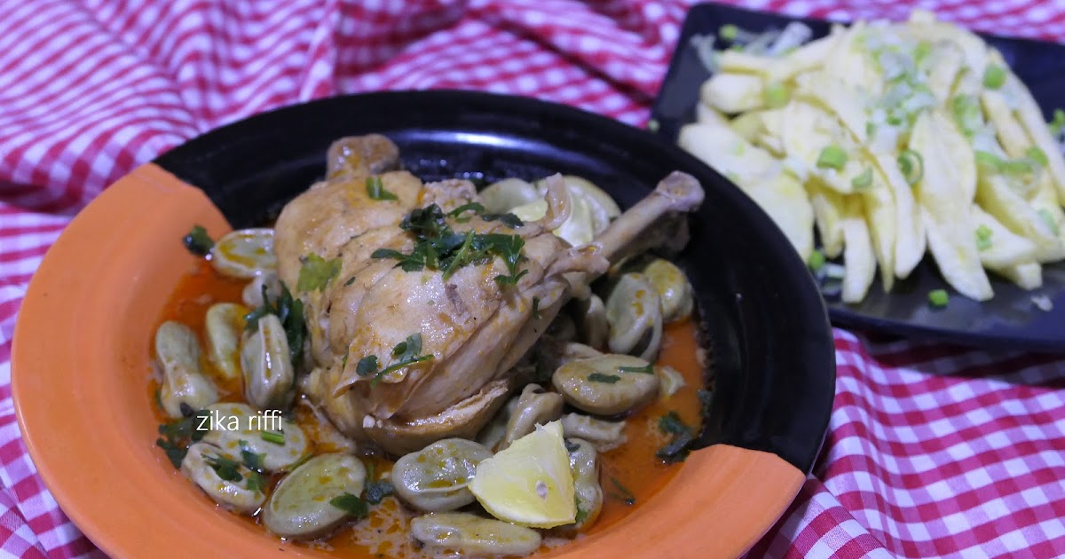 ROS BRATEL FOUL FASSASS- TAJINE DE FÈVES FRAÎCHES À ÉCOSSER AU POULET FERMIER