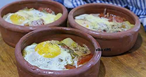 TAJINE DE POMMES DE TERRE FAÇON ŒUFS COCOTTE