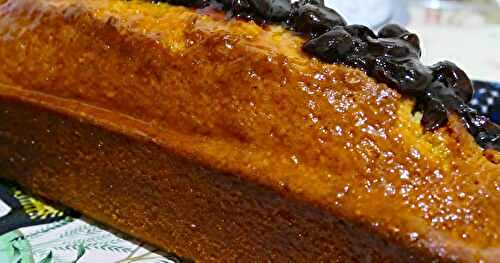 CAKE DE VOYAGE - CONFITURE DE CERISES ET CITRON- FACILE