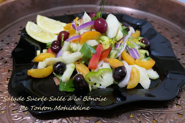 SALADE SUCRÉE SALÉE À LA BÔNOISE-FRUITS ET LÉGUMES DE SAISON DE JEDDI MAHIEDDINE- AÏD ADHA