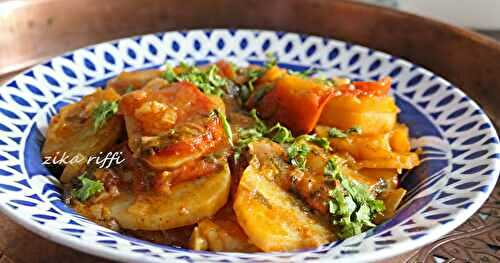 BATATA MARKA MAGHMOUMA- RAGOÛT DE POMMES DE TERRE À L'ETOUFFÉE À LA BÔNOISE