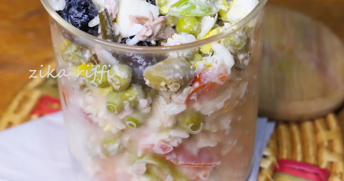 BOCAL DE SALADE DE RIZ AU THON ET PETITS LÉGUMES DE SAISON