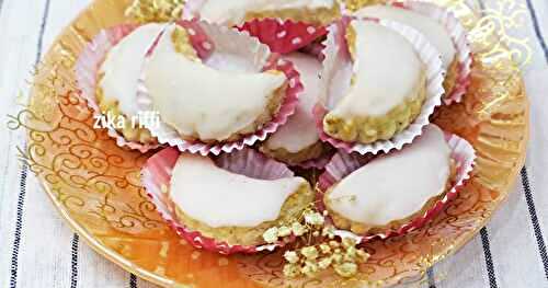 BISCUITS FONDANTS AUX AMANDES - GLAÇAGE CITRON POUR LES FÊTES ET L'AÏD