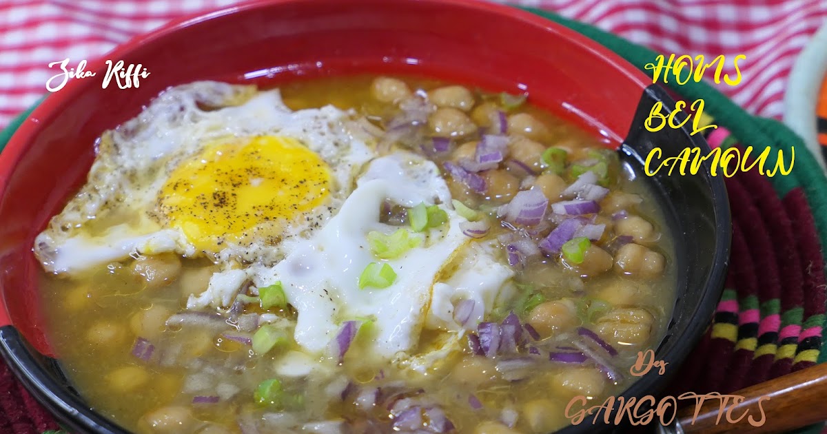 HOMS BEL CAMOUN- SOUPE DE POIS CHICHES AU CUMIN- SPÉCIAL GARGOTES BÔNOISES