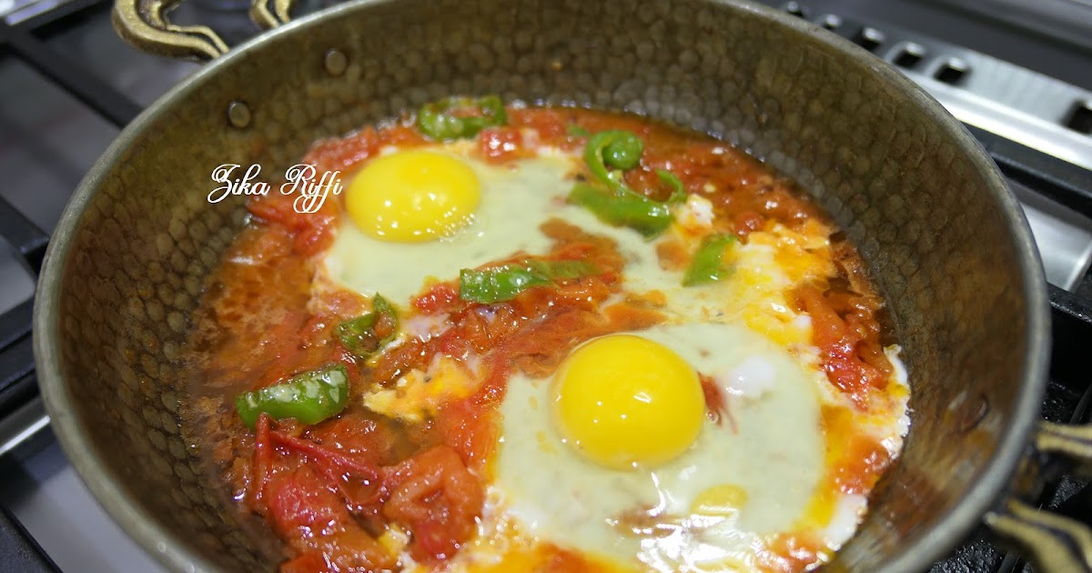 MENEMEN- PETIT DÉJEUNER TURC - ŒUFS AUX PIMENTS ET TOMATES