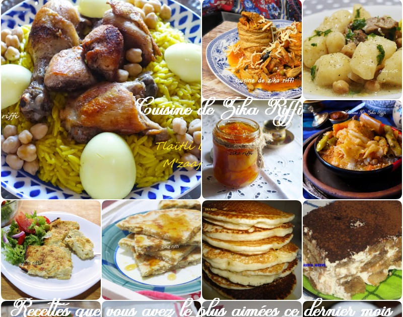 MES RECETTES LES PLUS VUES CE DERNIER MOIS