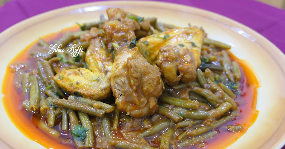 TAJINE DE HARICOTS VERTS AUX AILES DE POULET- LOUBIA KHADRA MARKA