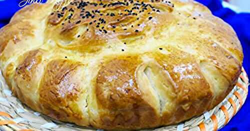 KHOBZ EDDAR BEL HABBET HLEWA- PAIN MAISON AU FOUR AUX GRAINS D'ANIS- FACILE POUR RAMADAN 