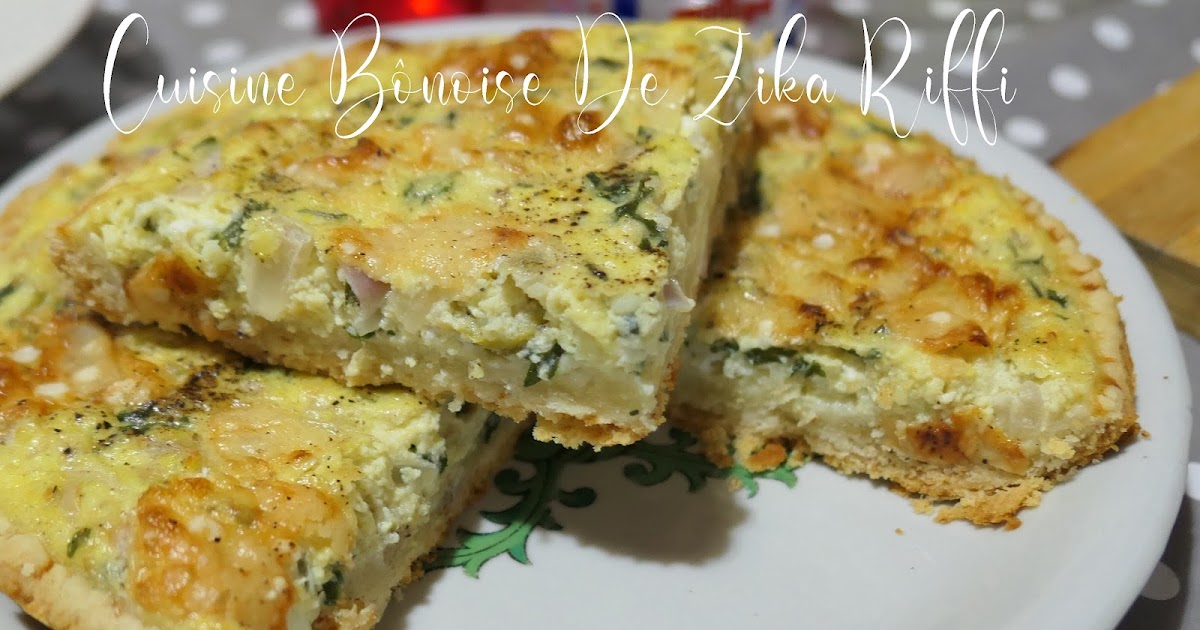 QUICHE- PÂTE À L'HUILE AU YAOURT À L'ÉCRASÉ DE POMMES DE TERRE- ŒUFS BROUILLÉS ET PARMESAN