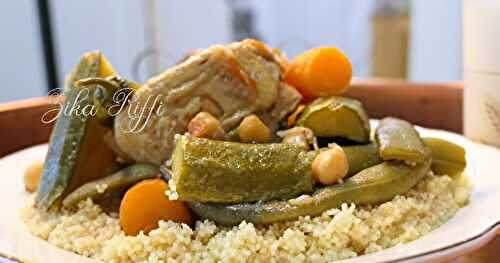 COUSCOUS DU PRINTEMPS - POITRINE DE POULET- FÈVES ET LÉGUMES DE SAISON