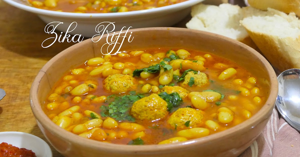 LOUBIA JÉRIA- SOUPE DE HARICOTS BLANCS SECS AUX BOULETTES