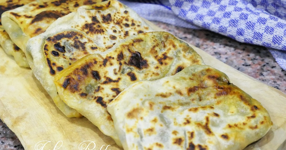 MAHJOUBA - CRÊPES SALÉES FARCIES AU POULET ET AUX ÉPINARDS ( FATAYERS TURQUES)