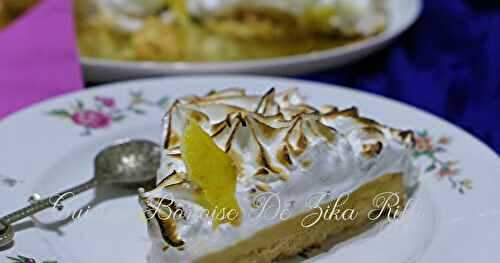 TARTE AU CITRON MERINGUÉE- PÂTE AUX AMANDES