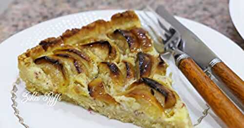 TARTE AUX POMMES - CRÈME AUX AMANDES ET MIEL PUR