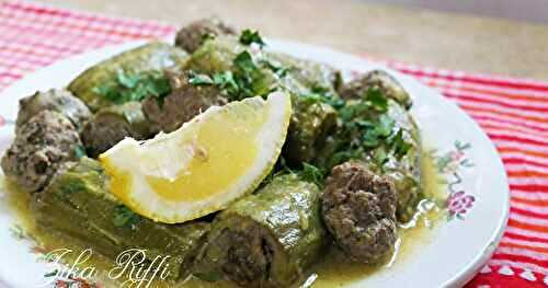 DOLMA JRAYWET - COURGETTES FARCIES SAUCE BLANCHE CANNELLE- SAFRAN ET CITRON