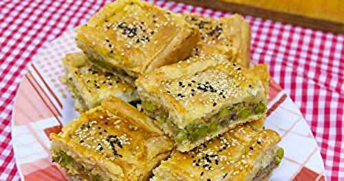 TOURTE AUX PETITS POIS ET VIANDE HACHÉE DE MAMAN