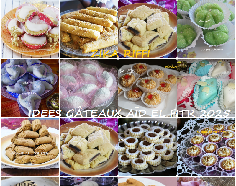 IDÉES GÂTEAUX TRADITIONNELS ALGÉRIENS- AÏD FITR 2025- TERROIR BÔNOIS