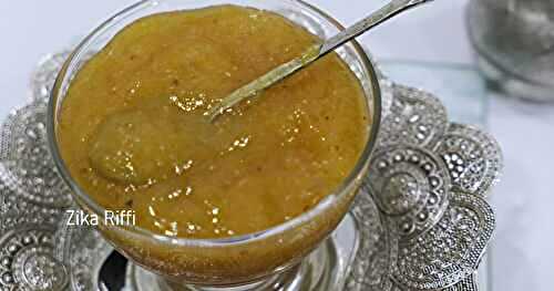 MARMELADE AUX RESTES DE FIBRES DE FRUITS- NÈFLES ET CITRON APRÈS EXTRACTION DE JUS