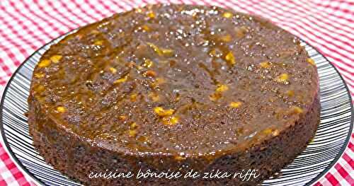 CAKE CHOCOLAT YAOURT ET NOIX DE PECAN- CUISSON AU MICRO-ONDES