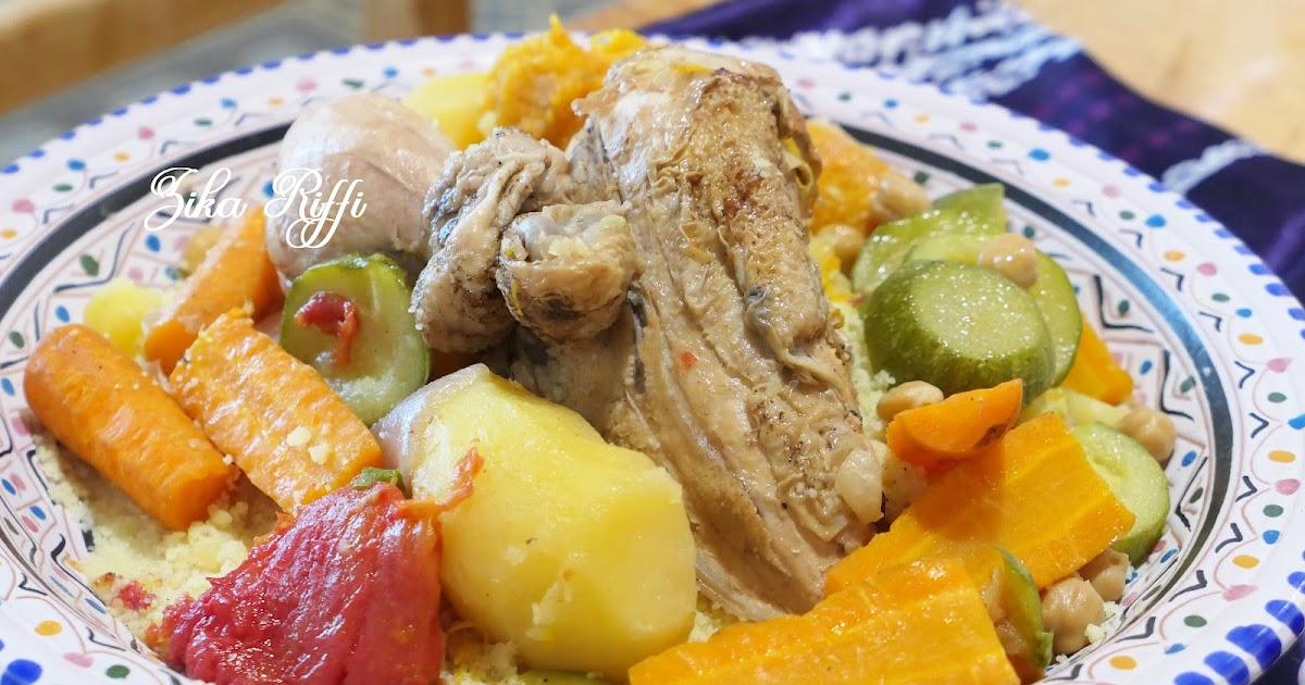 LE MEILLEUR COUSCOUS ALGÉRIEN DE L'ÉTÉ- POULET FERMIER ET LÉGUMES FRAIS DE SAISON