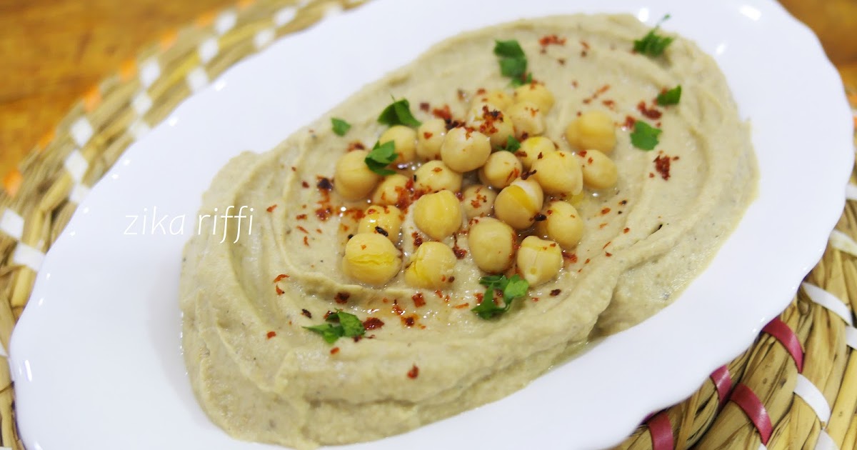 CRÈME D'AUBERGINES GRILLÉES À LA FLAMME AUX POIS CHICHES ET PIMENTS SECS- DIPS ET TARTINADES