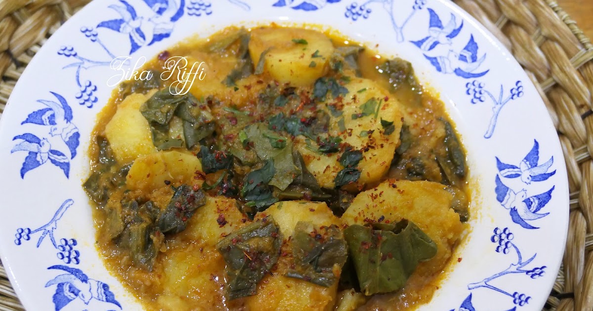 BATATA BEL CAMOUN W SELG (SELK)- RAGOÛT DE POMMES DE TERRE SAUCE AU CUMIN ET ÉPINARDS- CUISINE ACCESSIBLE