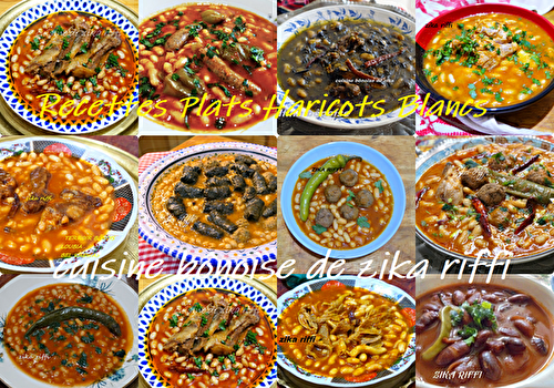 IDÉES DE RECETTES DE MIJOTÉS DE HARICOTS BLANCS SECS ET FRAIS (LOUBIA ALGÉRIENNE)