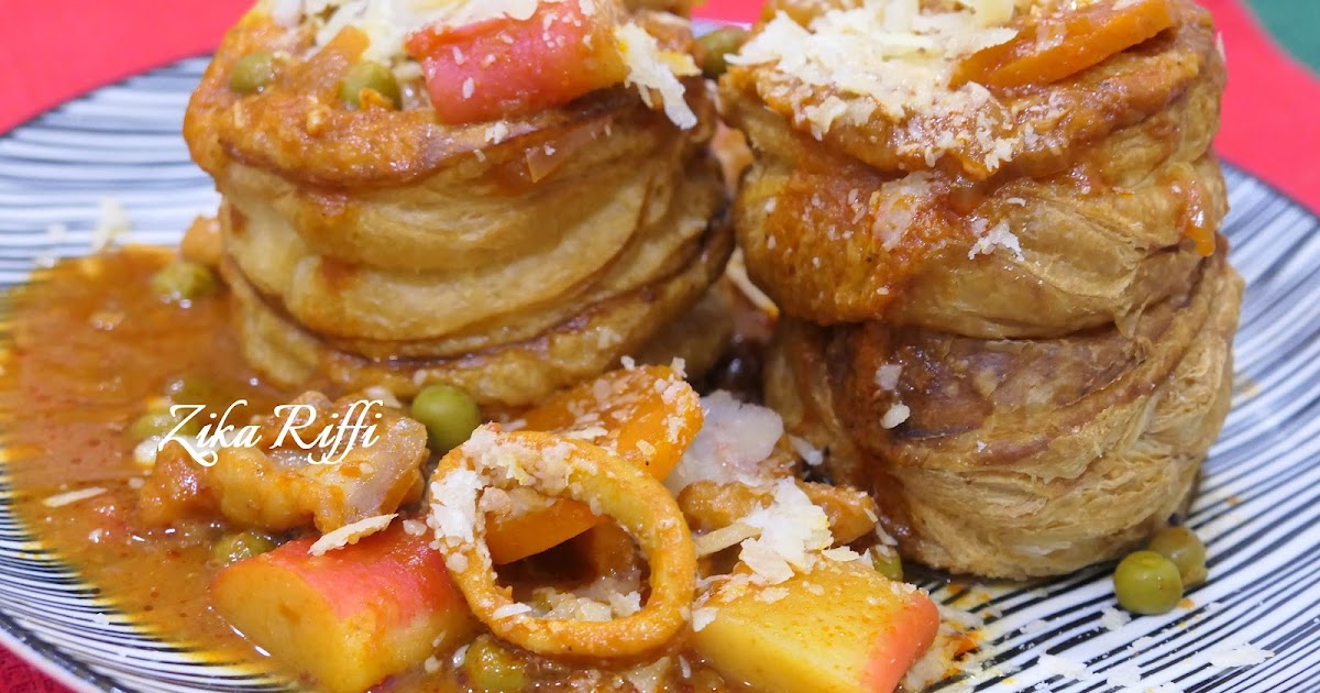 VOLS AU VENT AUX FRUITS DE MER- RECETTE FACILE