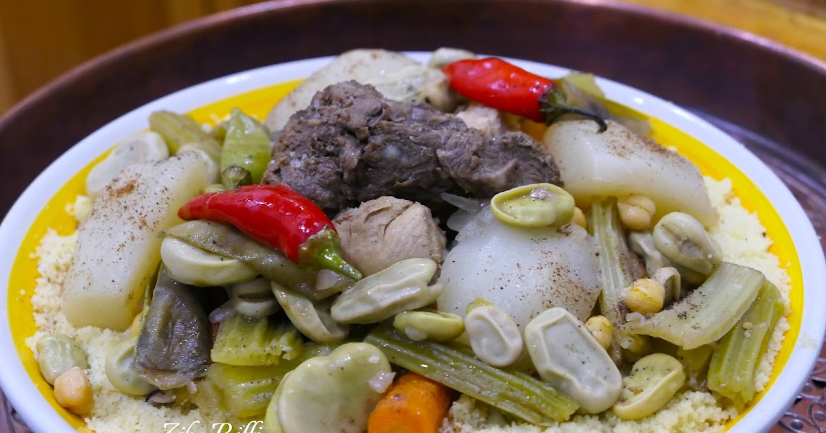 COUSCOUS A L'AGNEAU ET LEGUMES FRAIS