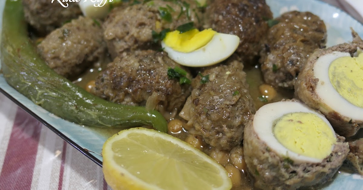 DOLMET AADAN BEL MA Z'HAR- DOLMA DE KEFTA DE VIANDE FARCIE D'ŒUFS DURS À L'EAU DE FLEUR D'ORANGER- CUISINE ANCESTRALE BÔNOISE